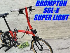 ☆ テルスポ イチ推し!! 未走行品!! BROMPTON S6L-X BLACK EDITION SUPER LIGHT ROCKET RED/BLK ブロンプトン チタン スーパーライト ブラックエディション ロケットレッド 2020年モデル C-51のサムネイル