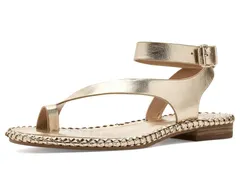 ヴィンスカムート レディース シューズ サンダル アンクル Vince Camuto Libahs Ankle Strap Toe Loop Flat Sandals Egyptian Gold ゴーのサムネイル