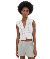 フリーピープル レディース トップス シャツ Free People Day Dreamer Top Ivory アイボリーのサムネイル