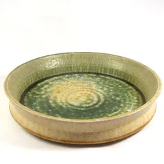 高峰銘 ◆【和食器】高峰銘/緑遊浅大鉢 インテリア 雑貨 アンティーク ギフトのサムネイル