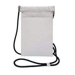 Maison Margiela メゾンマルジェラ S55UI0207 MM.11 フォーン ポーチケース フォンケース スマホショルダー 携帯ケース ネックポーチ スマートフォンホルダー T8056 ライトグレー aq13166のサムネイル