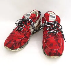 URBAN SUN　/　アーバンサン ◆スニーカー/ローカット/迷彩柄/レッド/サイズ39 【レディース/ガールズ/LADY/女性/婦人】【靴/クツ/シューズ/SHOES】 メンズファッション【中古】 のサムネイル