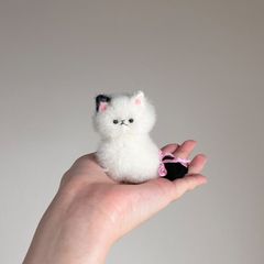 黒猫 くろ 猫 ぬいぐるみ ハンドメイド 作家 アートドール テディベア