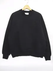 良品 AMI PARIS アミパリス ハートロゴ スウェット クルーネック 黒 ブラック E22USW022.747 サイズXL ami Alexandre Mattiussi M0005-0728-2 ★3583のサムネイル