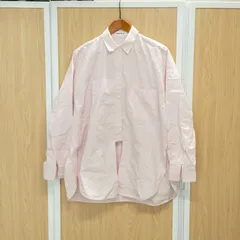 ENFOLD（エンフォルド）　ROUND-SLIT SHIRT ラウンドスリット コットン オーバーサイズ 長袖シャツ ブラウス ライトピンク サイズ38 日本製 300GS230-0260のサムネイル