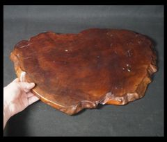 時代 花梨 玉杢 瘤 花台 香炉台 盆栽台 平台 約45㎝ 天然時代木 花梨 瘤 玉杢 花台 香炉台 盆栽台 平台40㎝ - メルカリ