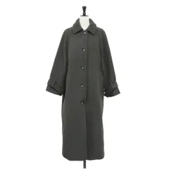 SACRA サクラ コート カーキ サイズ:38(M) 23秋冬 スーペリアービーバー コート SUPERIOR BEAVER COAT ステンカラー 長袖 ボタンダウン ウール コットン アウター ジャケット 上着【レディース】【中古】のサムネイル
