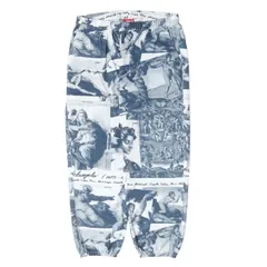 Supreme シュプリーム パンツ ネイビー 紺 サイズ:XL | ミケランジェロ 絵画 総柄 イージーパンツ Michelangelo Pant | ボトムス ズボン【メンズ】【中古】のサムネイル