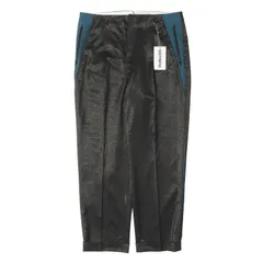 【新品】WACKO MARIA ワコマリア パンツ ブラック×ブルー 黒 青 サイズ:XL | 25AW ×WOLF'S HEAD × DORMEUIL ラメウール ロカビリーパンツ ROCKABILLY PANTS | ウルフズヘッド ドーメル【メンズ】のサムネイル