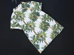 JACK BUNNY by PEARLY GATES ジャックバニー パーリーゲイツ ゴルフ ヤシの木 ポロシャツ size0/水色x緑 ■◆ レディースのサムネイル