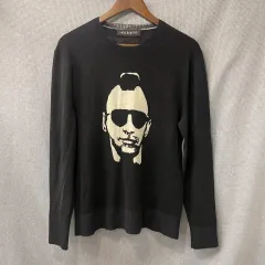ニールバレット Neil Barrett インタルシア フェイス ウールニットのサムネイル
