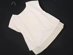 STUDIOUS ステュディオス フェイクレイヤード フレンチスリーブ ブラウス シャツ size0/白 ■◆ レディースのサムネイル