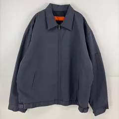 古着 レッドキャップ RED KAP ジャケット 中綿 フルジップ ワーク 作業着 ブルゾン XL  グレー 無地 メンズのサムネイル