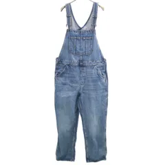 GAP ギャップ ペインター デニム オーバーオール S ウォッシュブルー メンズ 古着のサムネイル