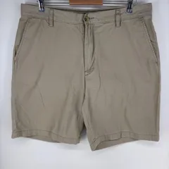 古着 ノーティカ NAUTICA パンツ チノパン ワンポイントロゴ ジッパーフライ ハーフ 半ズボン ショートパンツ  ベージュ系 メンズのサムネイル