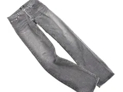 BURBERRY バーバリー BLACK LABEL ボタンフライ デニムパンツ size70/黒 ■■ メンズのサムネイル