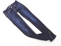 MOUSSY マウジー USED加工 スキニー デニムパンツ size25/紺 ■■ レディースのサムネイル