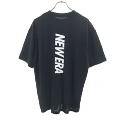 未使用 NEW ERA ニューエラ バックロゴ 半袖 Tシャツ XXL ブラック メンズ 古着のサムネイル