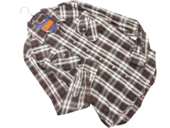 Dickies ディッキーズ チェック 長袖 ウエスタン シャツ sizeM/白ｘ黒 ◇■ レディースのサムネイル