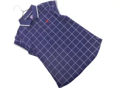 Admiral アドミラル ゴルフ ウインドウペン ポロシャツ sizeM/紺 ■◆ レディースのサムネイル