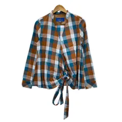 Viaggio Blu ビアッジョブルーブラウス size1/ブルー×ブラウンのサムネイル
