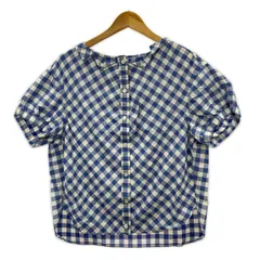 mercibeaucoup. メルシーボークーブラウス size1/ブルー×ホワイトのサムネイル