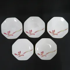 8632★香蘭社(こうらんしゃ)■八角形■小皿■５枚セット■送料込みのサムネイル