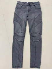 百貨店購入 BALMAIN バルマン バイカーデニム デニム ズボン レディース 25のサムネイル