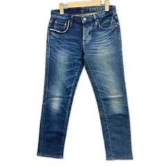 HYSTERIC GLAMOUR ヒステリックグラマー HYSTERIC GLAMOUR ヒステリックグラマー HRLR加工デニムパンツ sizeXXS/ブルーのサムネイル