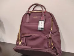 【未使用保管品】TUMI VOYAGEUR Upton Backpack バックパック リュック レディース 04843834BRT0 バーガンディのサムネイル