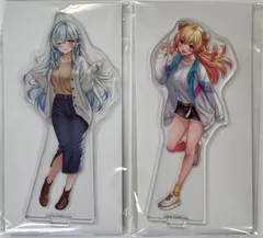 ホロライブ×ローソン アクリルスタンド 雪花ラミィ 桃鈴ねね 2種セット　まとめ売りのサムネイル