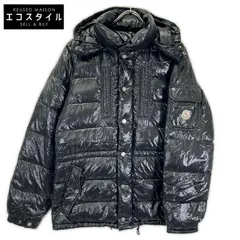 MONCLER　モンクレール　44502 ブラック ロッドファー ダウンジャケット　1のサムネイル