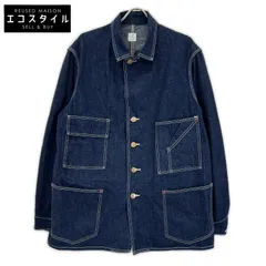 ANATOMICA　アナトミカ　インディゴ ダンガリーカバーオール デニムジャケット　46のサムネイル