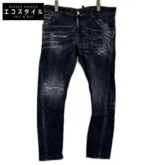 DSQUARED2　ディースクエアード　S71LB1460 ブラック ダメージ加工 SEXY TWIST JEAN/セクシーツイスト デニムパンツ　50のサムネイル