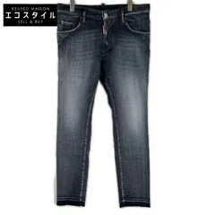 DSQUARED2　ディースクエアード　S74LB1389 ブラック コットン SKATER JEAN/スケータージーン デニムパンツ　48のサムネイル