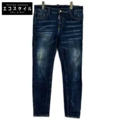 DSQUARED2　ディースクエアード　S74LA0651 インディゴ D2プリント SLIM JEAN/スリムジーン デニムパンツ　32のサムネイル