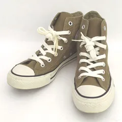 CONVERSE / コンバース ◆オールスター/ハイカットスニーカー/カーキ/23.5ｃｍ 1SC471 【レディース/ガールズ/LADY/女性/婦人】【靴/クツ/シューズ/SHOES】 レディースファッション【中古】 のサムネイル