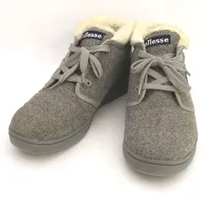 ellesse / エレッセ ◆ショートブーツ/ボア/グレー/25ｃｍ EFH8324 【レディース/ガールズ/LADY/女性/婦人】【靴/クツ/シューズ/SHOES】 レディースファッション【中古】 のサムネイル