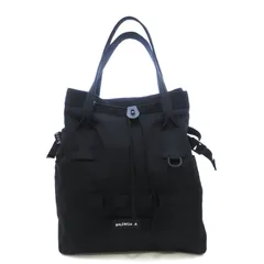 BALENCIAGA バレンシアガ アーミー ミディアム 644040 トートバッグ ナイロン ブラック メンズ【中古】【473】のサムネイル