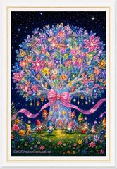 ヒーリングアート／開運絵画 風水画 金運 厄除け 魔除け 波動修正※額縁