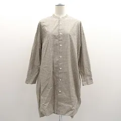 Le glazik / ルグラジック ◆シャツワンピース/チェック柄/グレー/サイズ36 JL-3723 【レディース/ガールズ/LADY/女性/婦人】 レディースファッション【中古】 のサムネイル