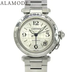カルティエ パシャC メリディアン W31029M7 SS シルバー 自動巻き メンズ 40802196456【中古】【アラモード】のサムネイル
