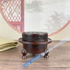 Copper work, tea ceremony utensils, incense utensils, lid rest, tripod incense burner, decorative item, modern craft, art object, ornament CZW728P723