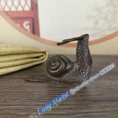 Copperwork snail incense burner, incense utensil, decorative item, craft, art object, ornament CZW728P848