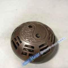 Bagua Incense Burner, Copper, Decorative Item, Craftwork, Art Object, Ornament CZW728P667