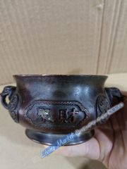 清乾隆青花纏枝竜紋将軍缶 景徳鎮 陶磁器 装飾品 現代工芸品 美術品