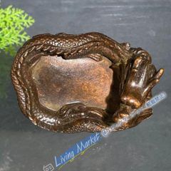 Calligraphy Dragon-shaped Inkstone Pen Washer Craftwork Art Ornament CZW728P630