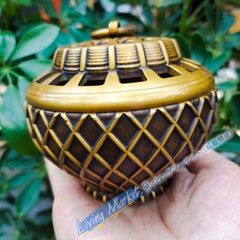 Copper Craft Lantern Incense Burner Incense Tools Decorative Item Modern Craft Art Figurine CZW728P799