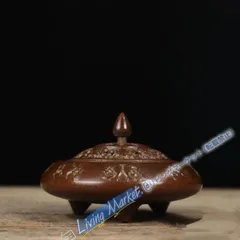 銅細工 吉祥八宝薫香炉 香道具 装飾品 工芸品 美術品 置物 CZW728P861