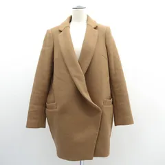 ENFOLD / エンフォルド ◆ダブルメルトンチェスターコート/キャメル/サイズ38 3006A230-1680 【レディース/ガールズ/LADY/女性/婦人】 レディースファッション【中古】 のサムネイル